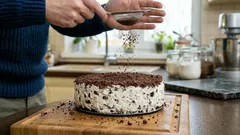 オーブンが使えない日にも便利、層がきれいに決まる焼かないケーキの作り方